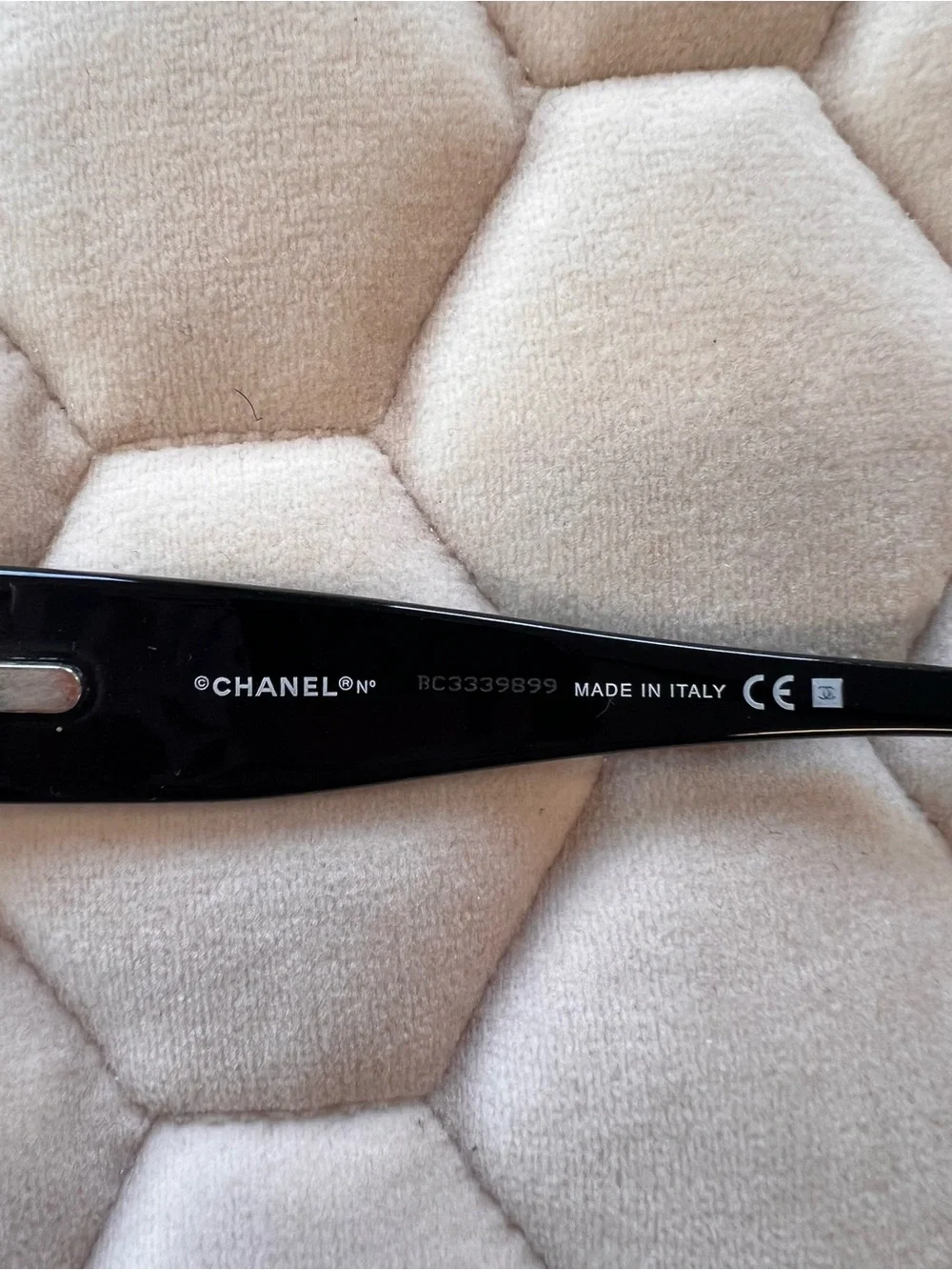 Authentic Chanel Black petite Rectangular Optical frame